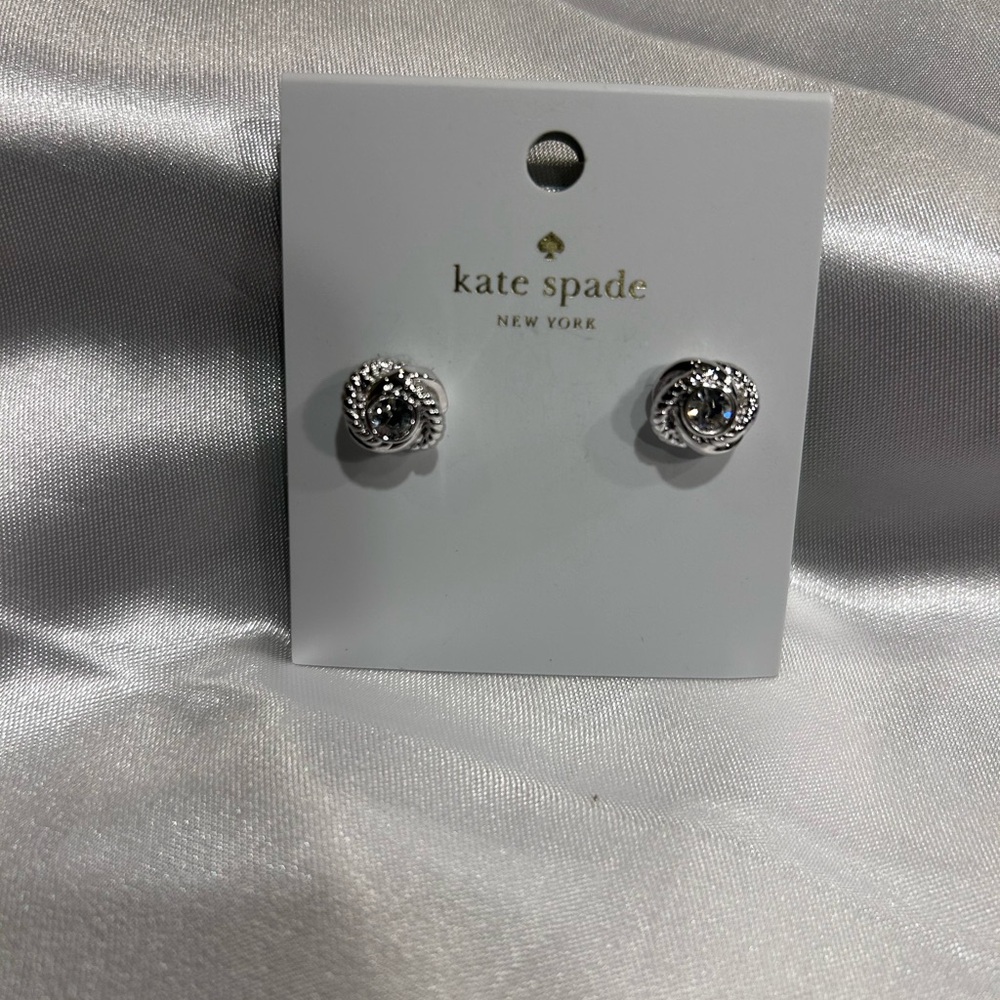 Kate Spade Infinity Knot stud earrings.NWT
